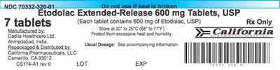 Cs174-a1 Repackaged Etodolac (Cs174 A1 Repackaged Etodolac)